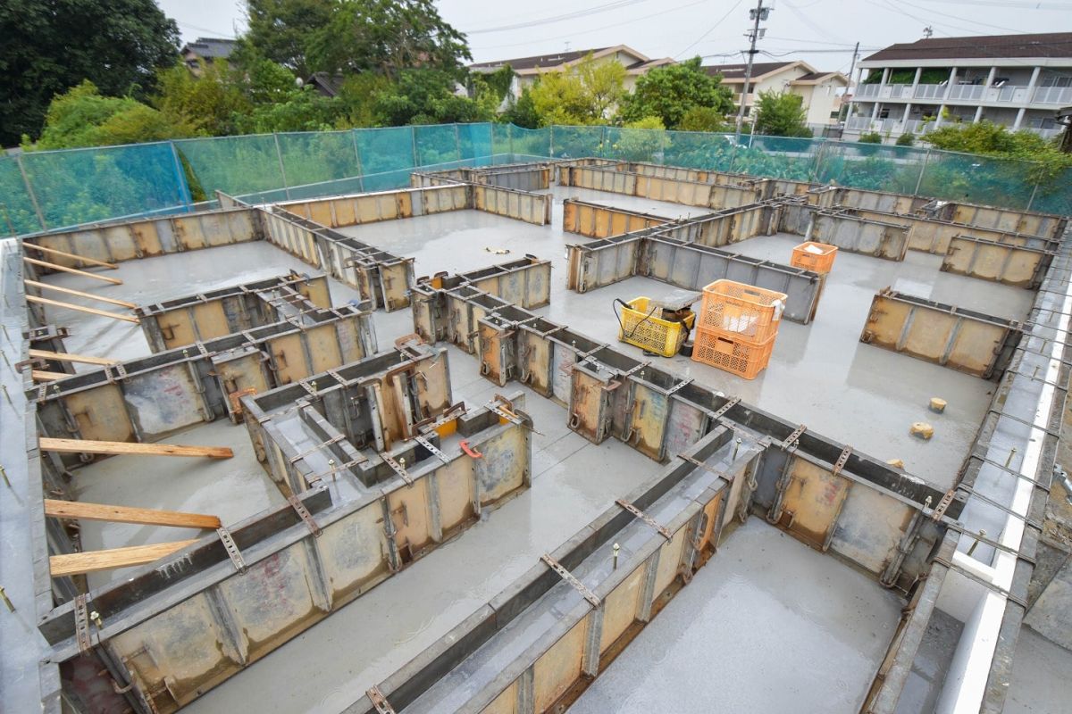 「田川郡香春町01」注文住宅現場リポート②【基礎工事】【立ち上がりコン】