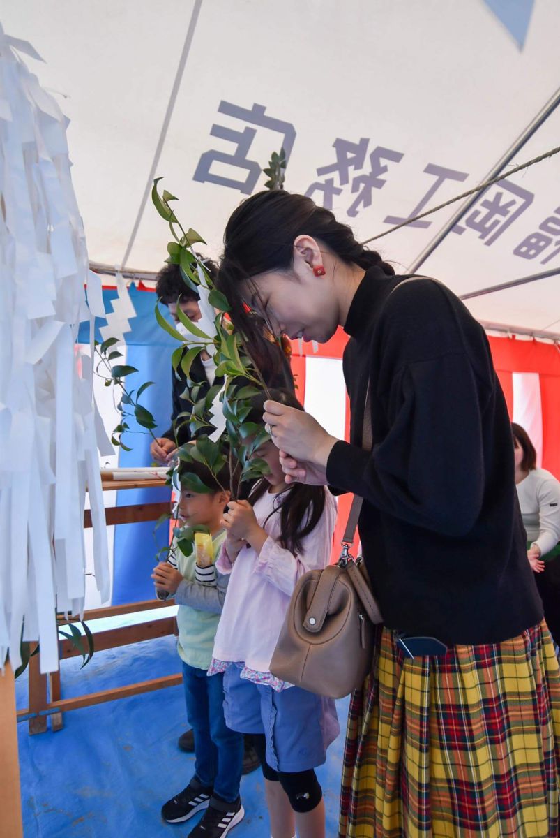 福岡市南区26　注文住宅建築現場リポート①　～地鎮祭～