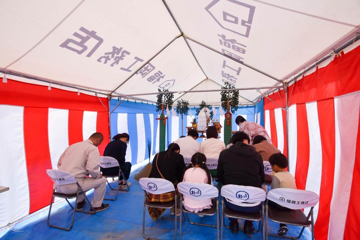 「福岡市南区26」注文住宅現場リポート①【地鎮祭】