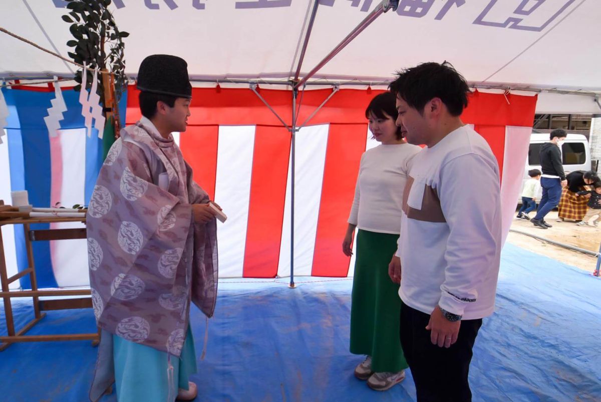 「福岡市南区26」注文住宅現場リポート①【地鎮祭】
