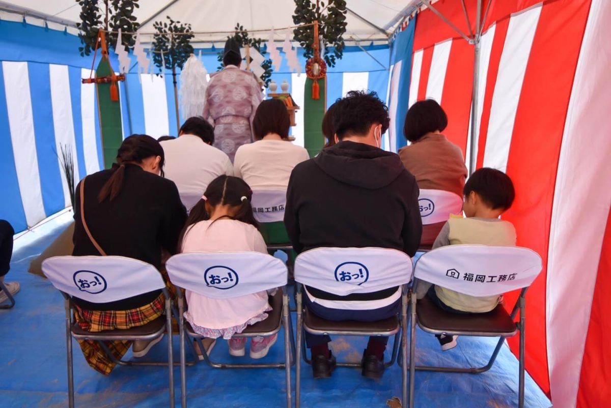 「福岡市南区26」注文住宅現場リポート①【地鎮祭】