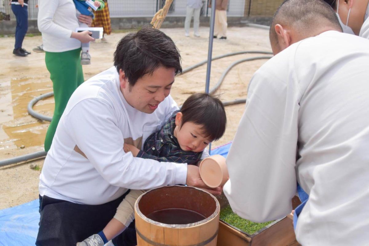 福岡市南区26　注文住宅建築現場リポート①　～地鎮祭～