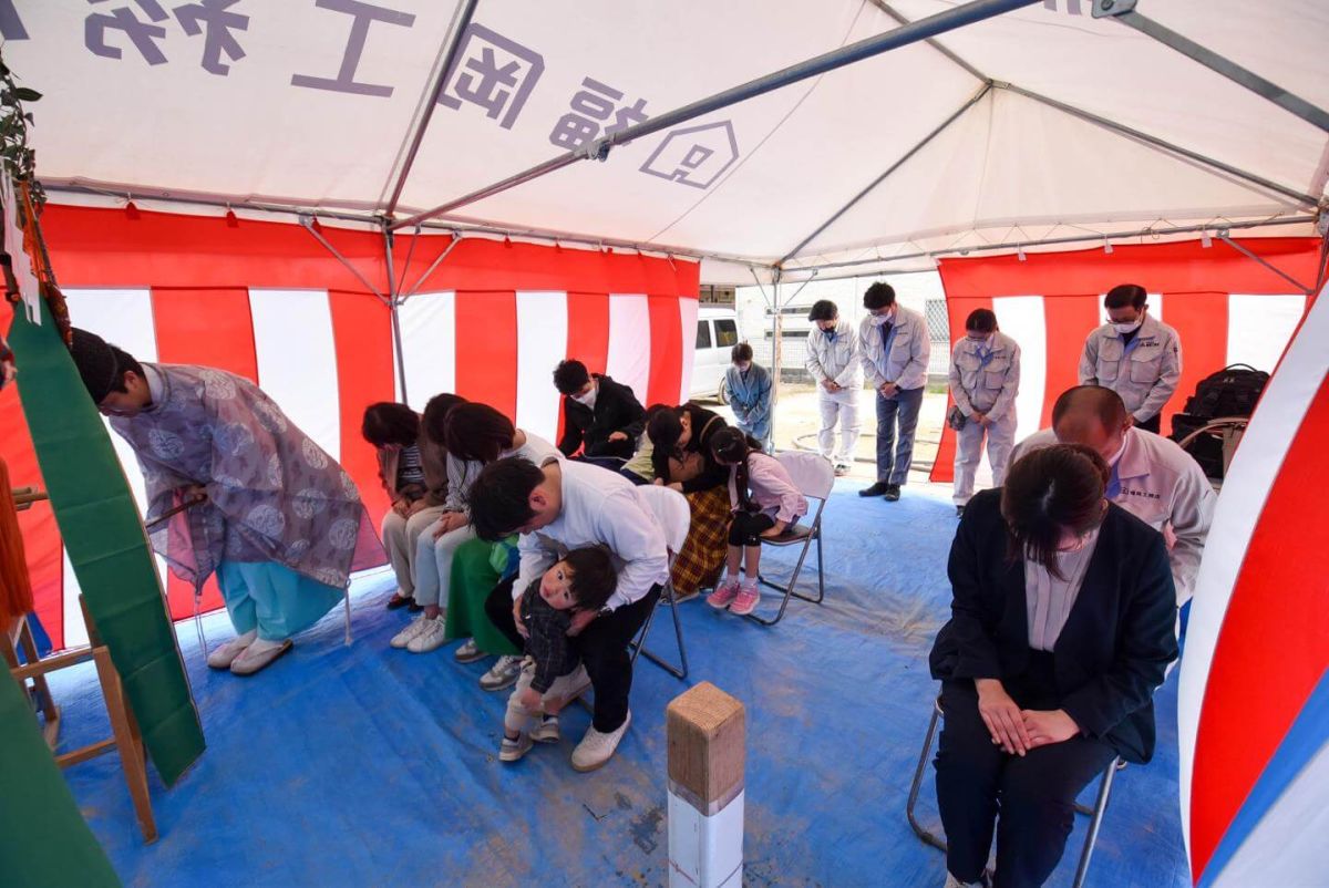 「福岡市南区26」注文住宅現場リポート①【地鎮祭】