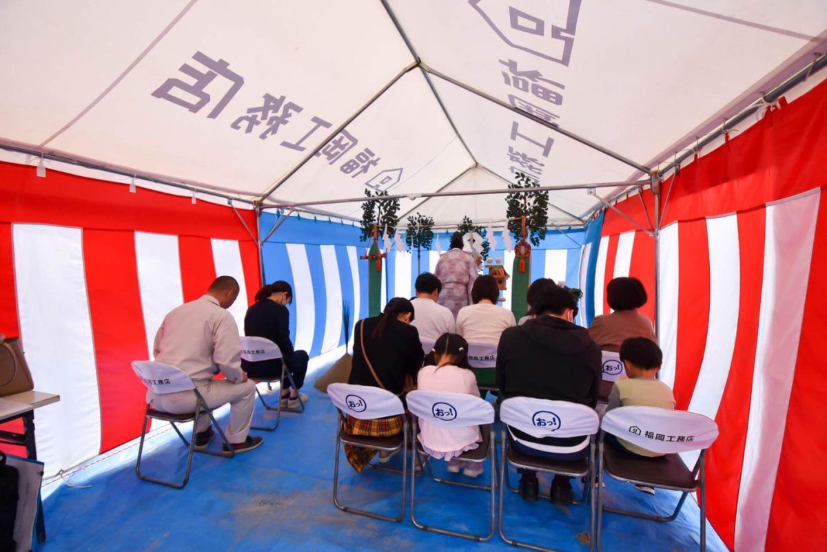 「福岡市南区26」注文住宅現場リポート①【地鎮祭】