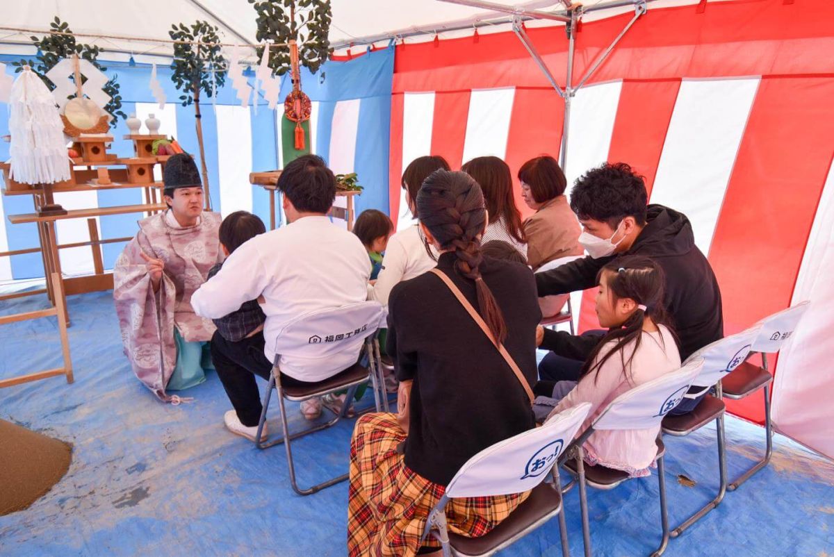 福岡市南区26　注文住宅建築現場リポート①　～地鎮祭～