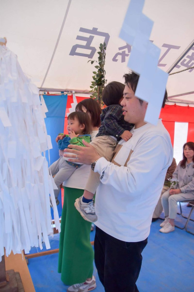 福岡市南区26　注文住宅建築現場リポート①　～地鎮祭～