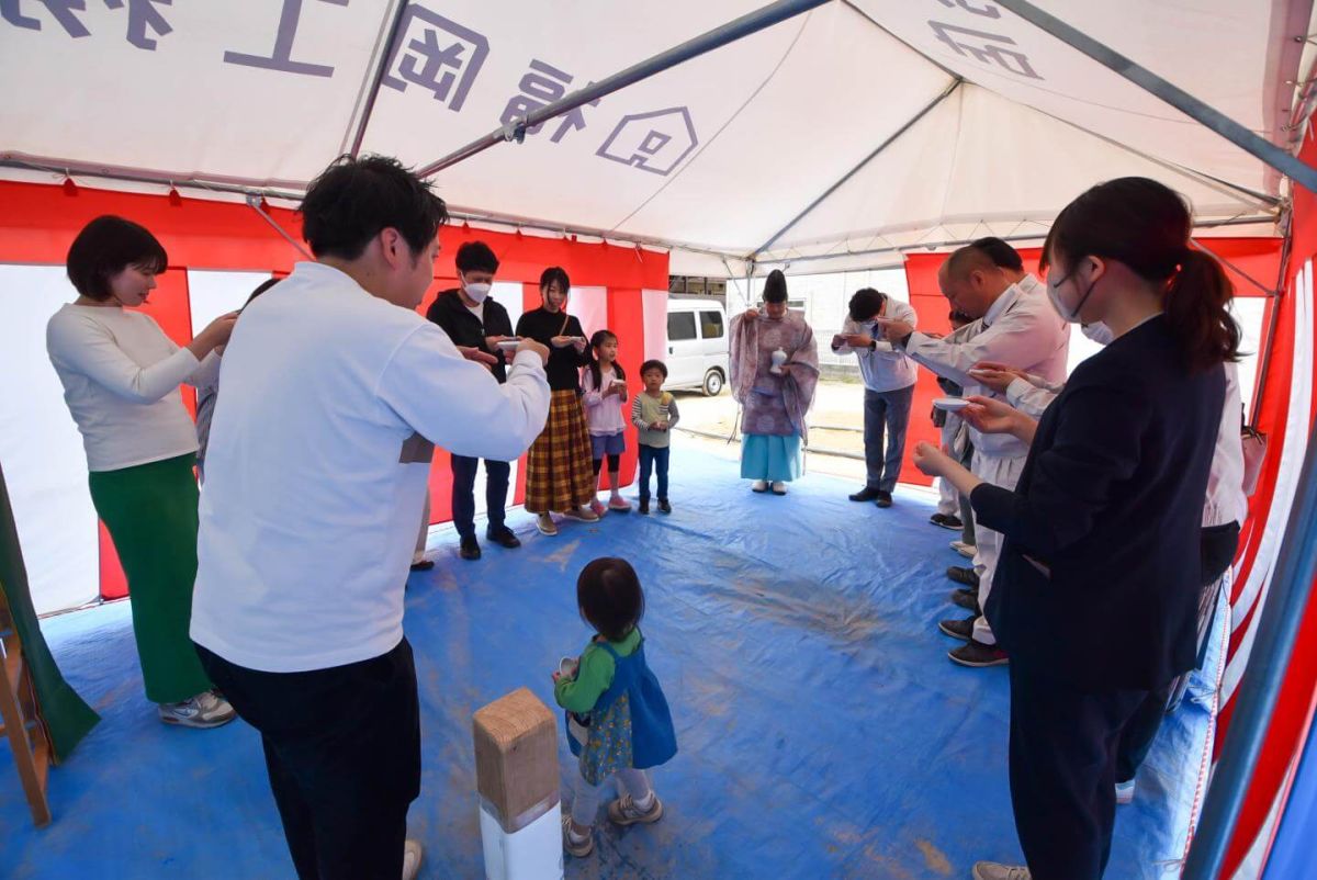 「福岡市南区26」注文住宅現場リポート①【地鎮祭】