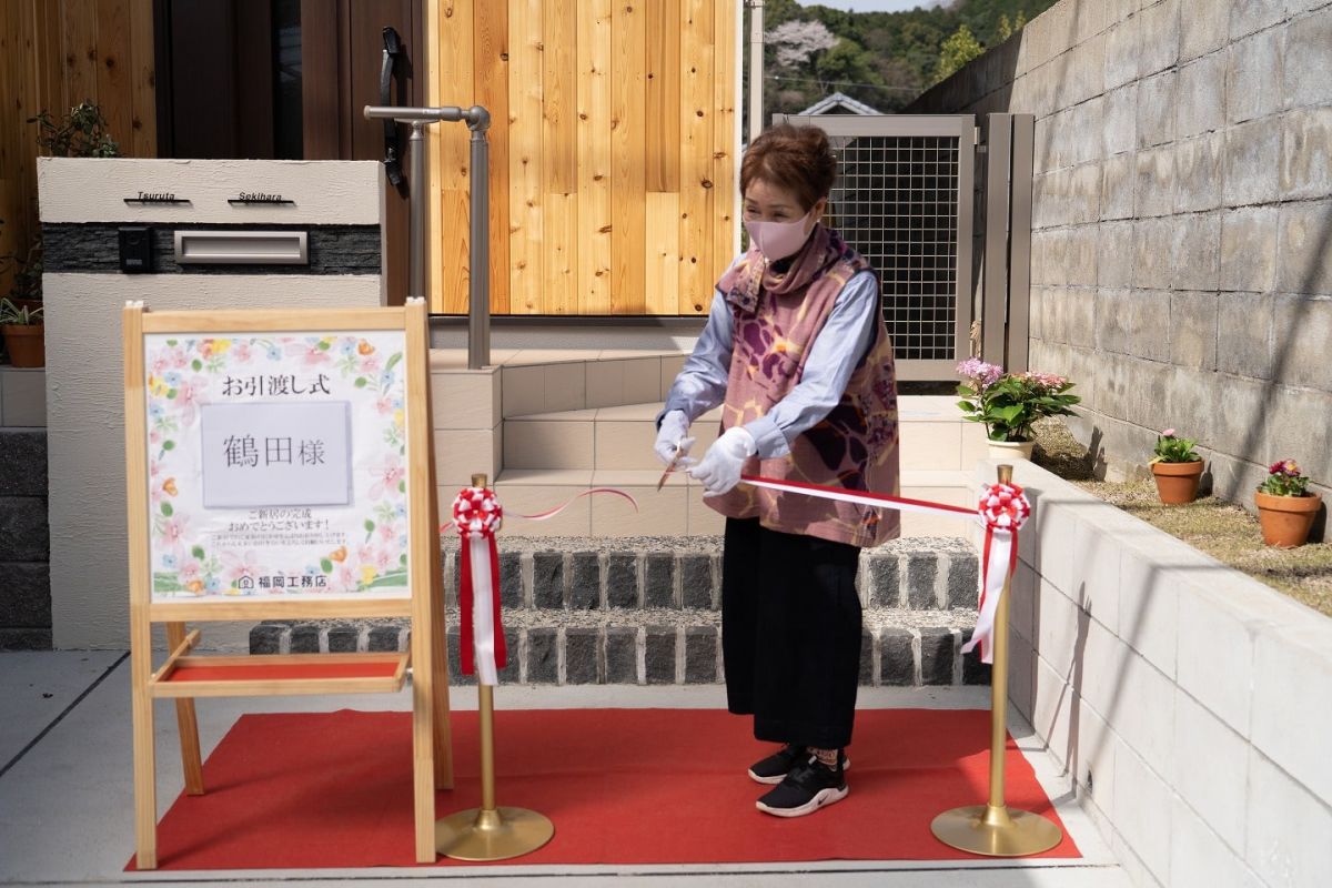 福岡県太宰府市09　注文住宅建築現場リポート⑦　～お引き渡し式～