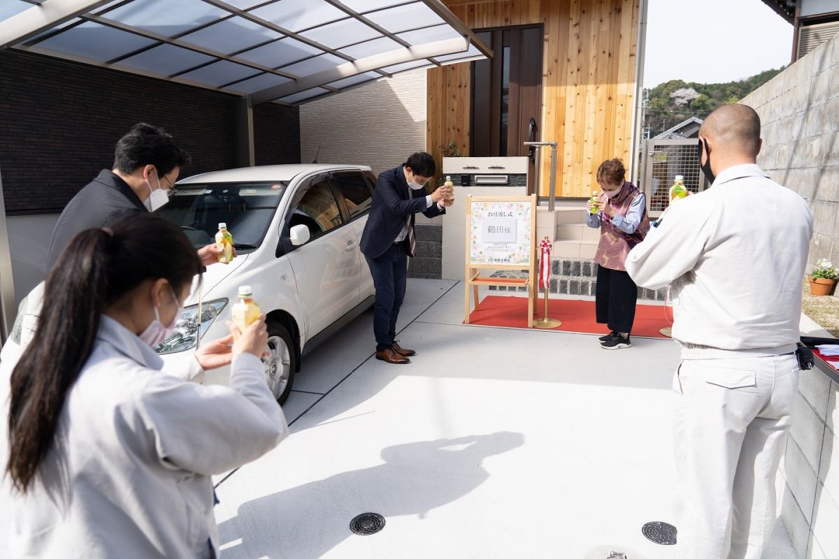 福岡県太宰府市09　注文住宅建築現場リポート⑦　～お引き渡し式～