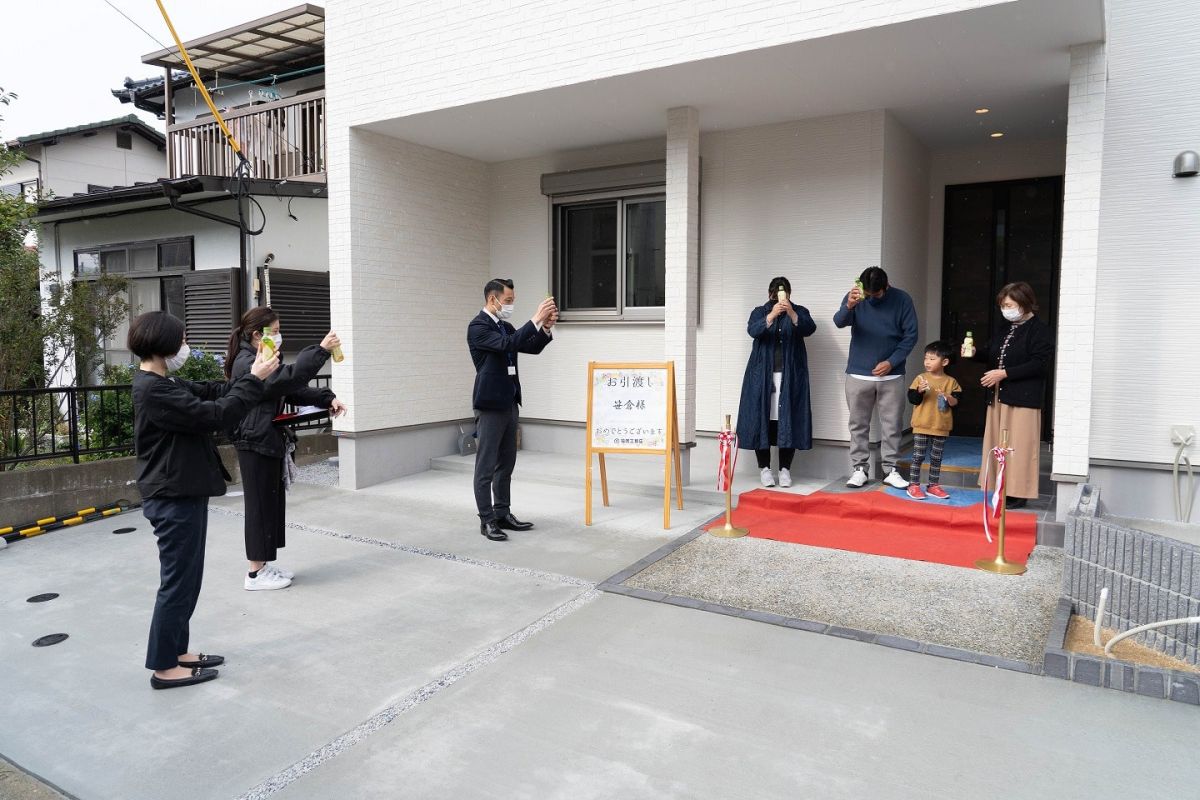 福岡県那珂川市10　注文住宅建築現場リポート⑧　～お引き渡し式～