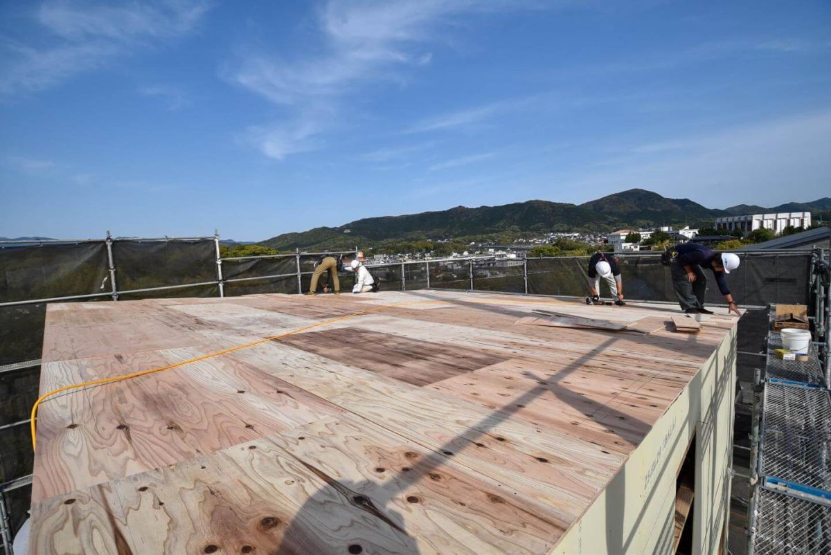 福岡県飯塚市有安字鳥羽01　注文住宅建築現場リポート④　～上棟式・後編～