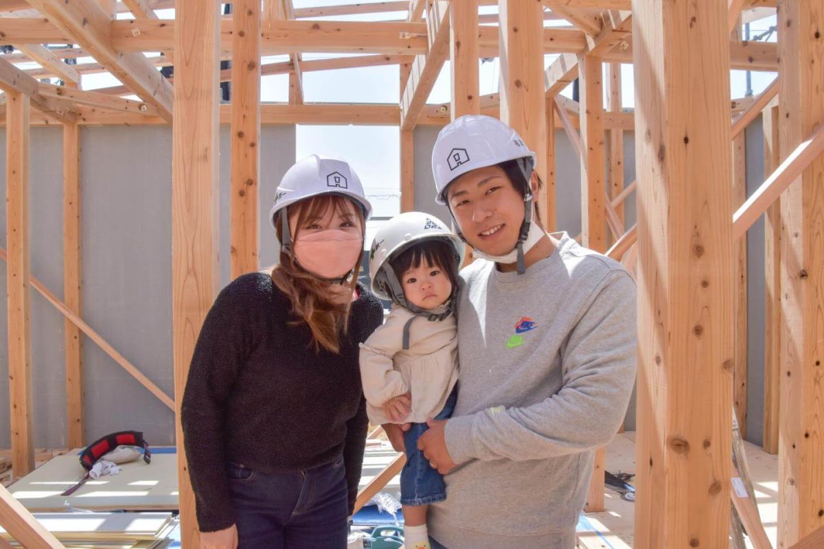 「飯塚市有安字鳥羽01」注文住宅現場リポート④【上棟式】