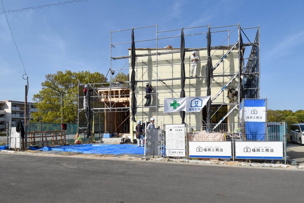 福岡県飯塚市有安字鳥羽01　注文住宅建築現場リポート④　～上棟式・後編～