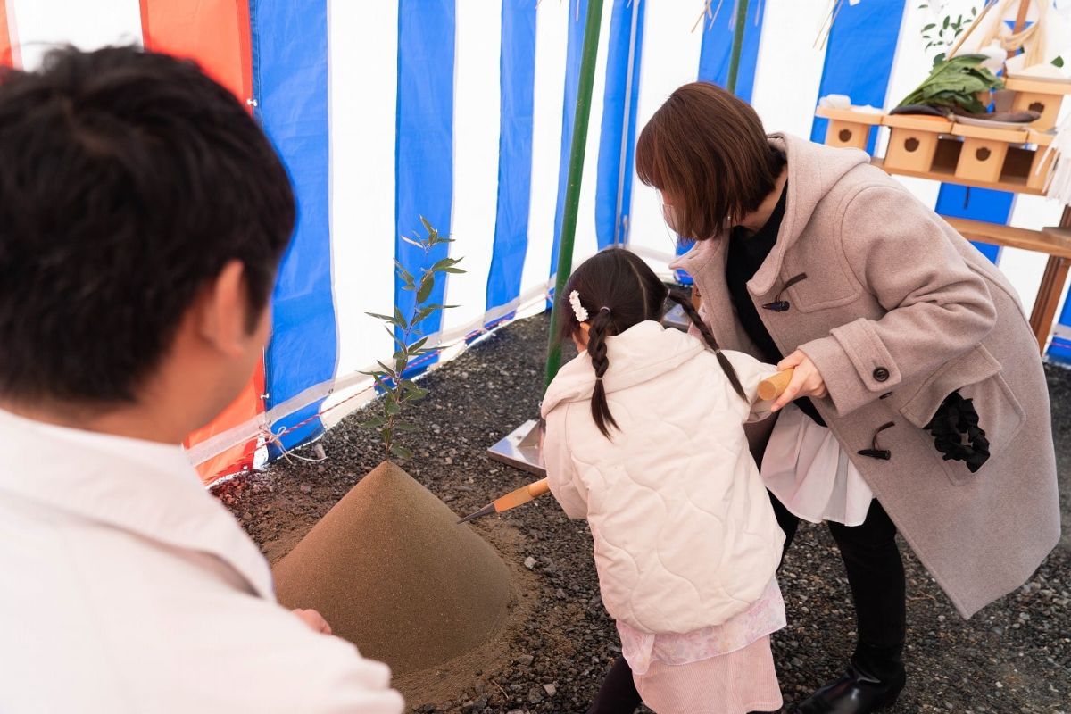 福岡県福津市07　注文住宅建築現場リポート①　～地鎮祭～