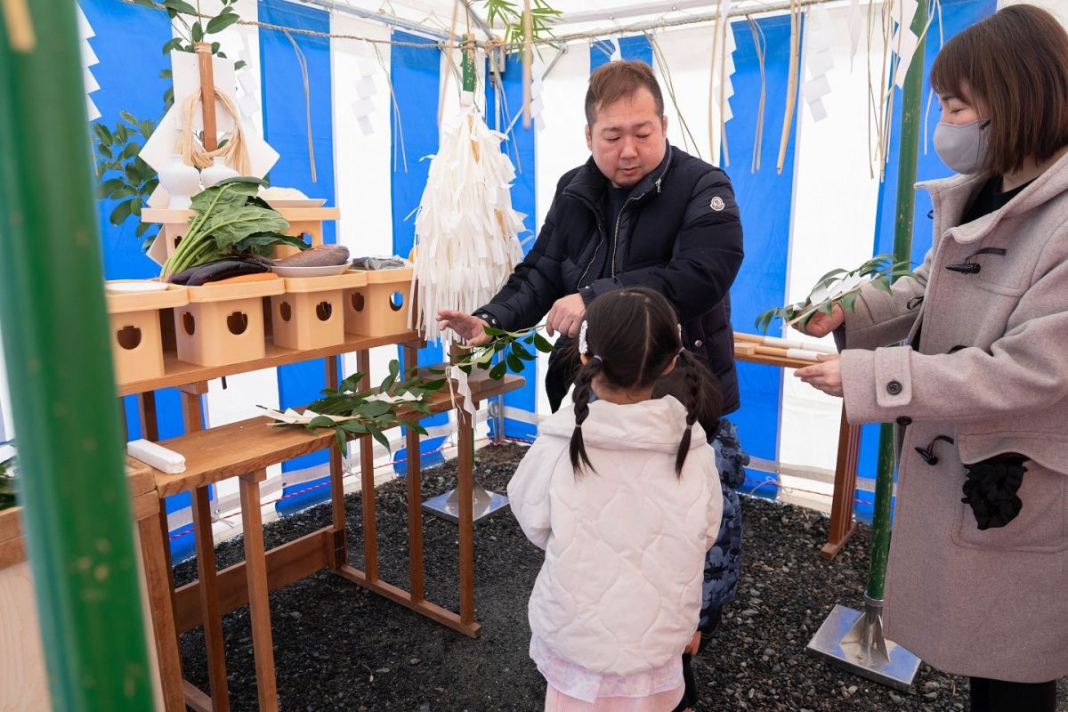 福岡県福津市07　注文住宅建築現場リポート①　～地鎮祭～