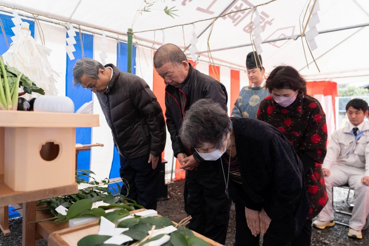 福岡県福津市07　注文住宅建築現場リポート①　～地鎮祭～