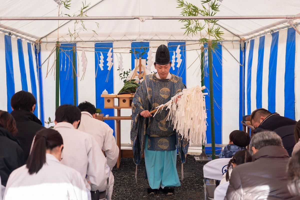 福岡県福津市07　注文住宅建築現場リポート①　～地鎮祭～