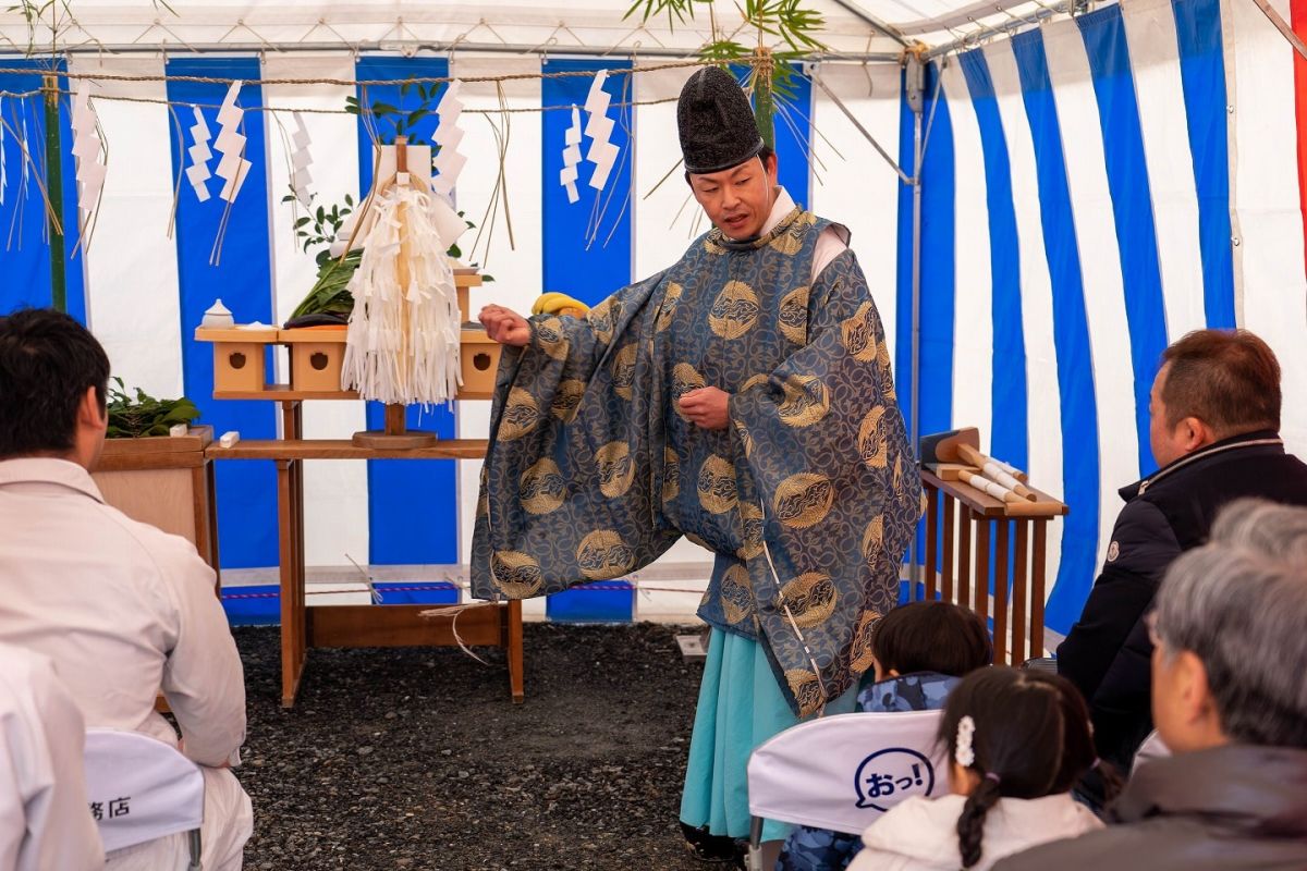 福岡県福津市07　注文住宅建築現場リポート①　～地鎮祭～