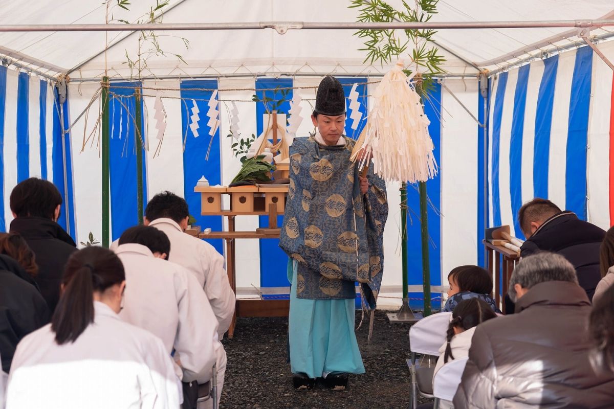 福岡県福津市07　注文住宅建築現場リポート①　～地鎮祭～