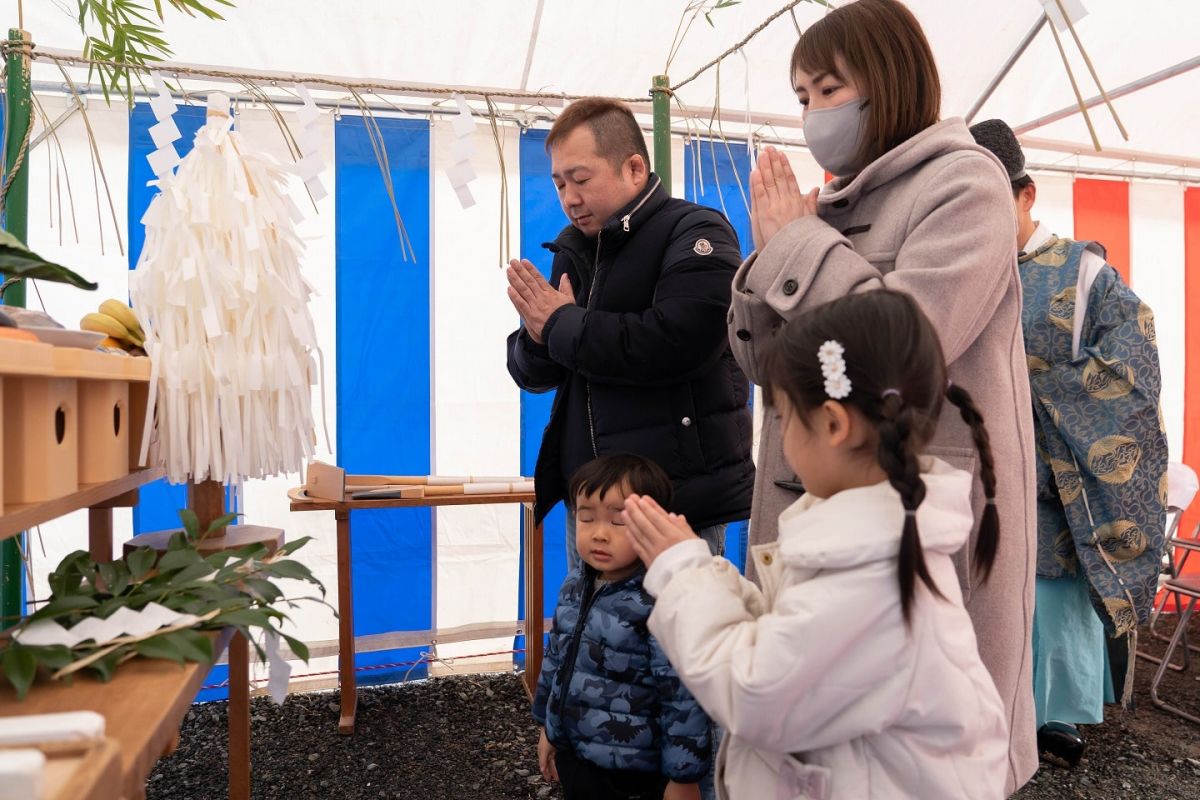 福岡県福津市07　注文住宅建築現場リポート①　～地鎮祭～