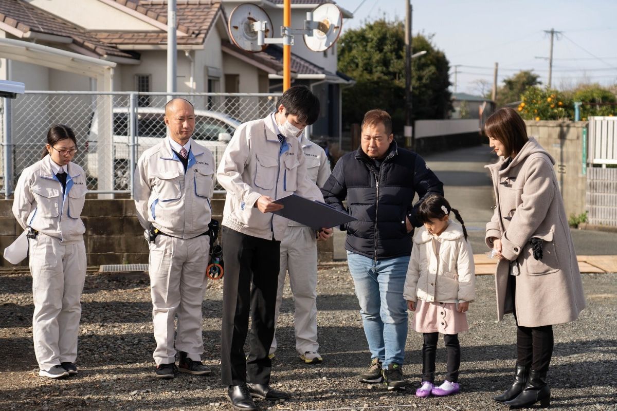 福岡県福津市07　注文住宅建築現場リポート①　～地鎮祭～