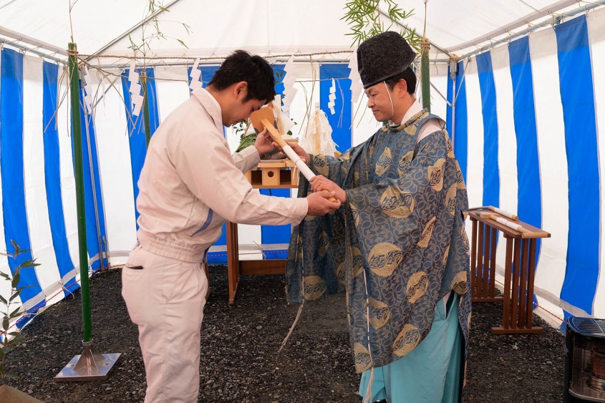 福岡県福津市07　注文住宅建築現場リポート①　～地鎮祭～