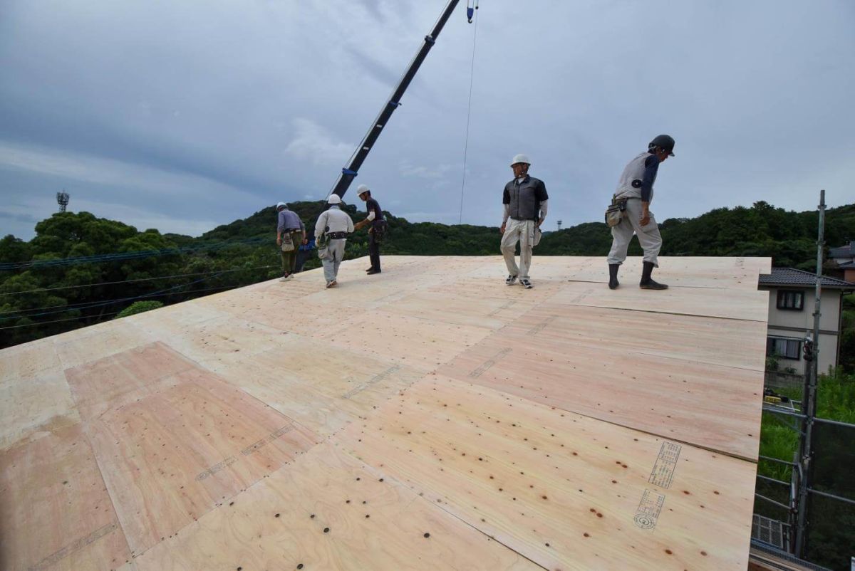 福岡県宗像市06　注文住宅建築現場リポート④　～上棟式・後半～