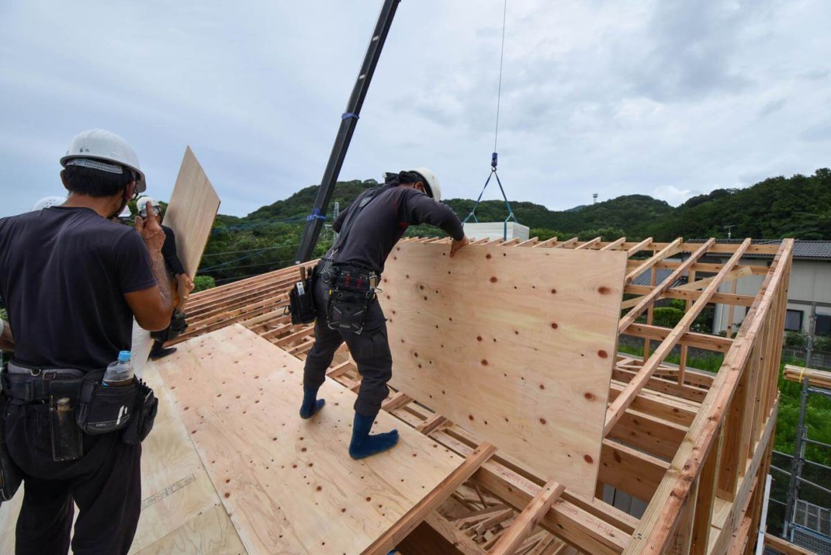 福岡県宗像市06　注文住宅建築現場リポート④　～上棟式・後半～