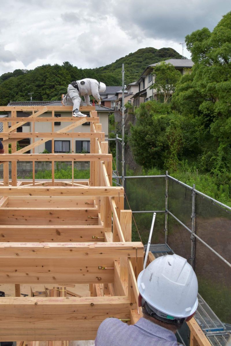 福岡県宗像市06　注文住宅建築現場リポート④　～上棟式・後半～