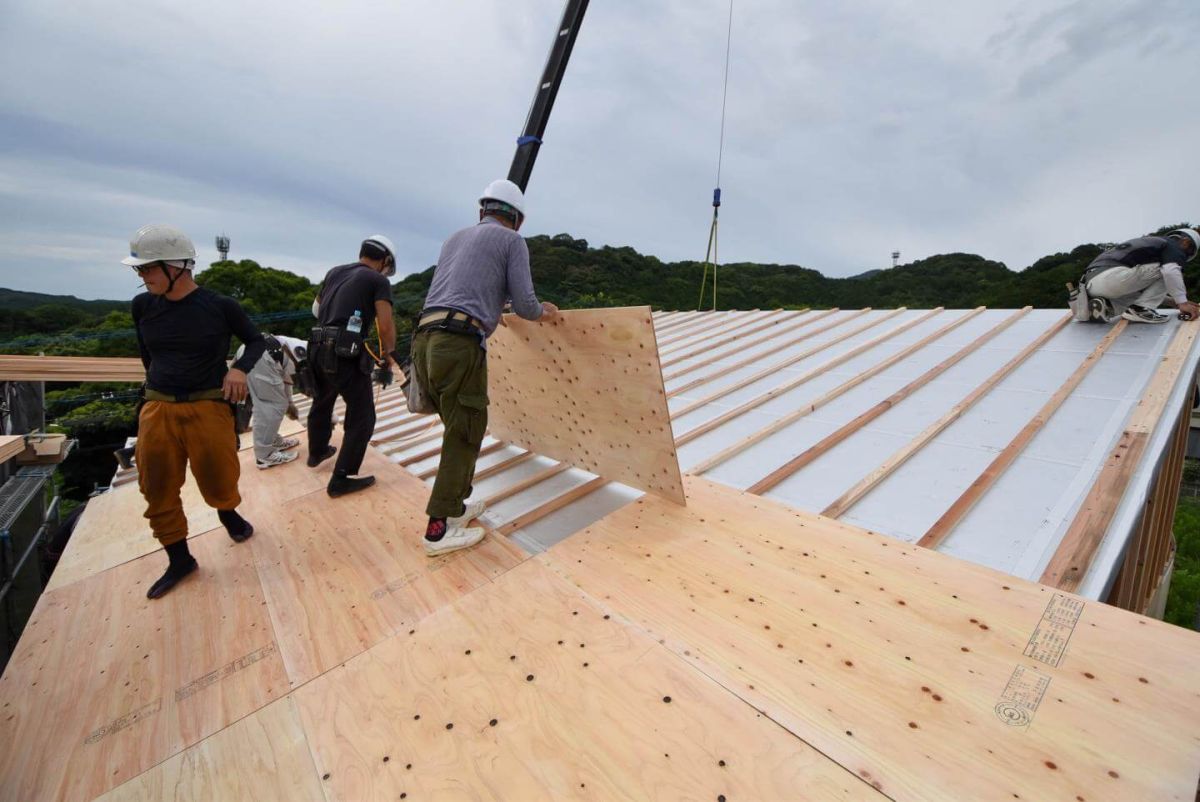 福岡県宗像市06　注文住宅建築現場リポート④　～上棟式・後半～