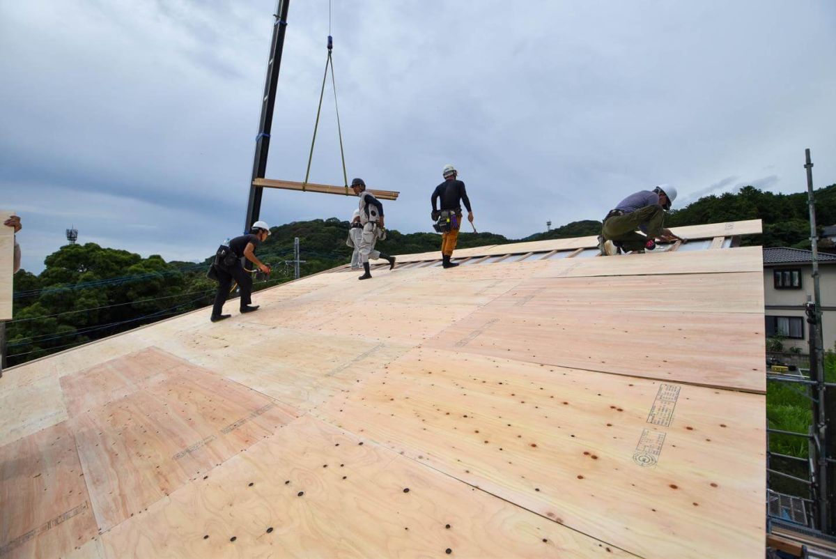 福岡県宗像市06　注文住宅建築現場リポート④　～上棟式・後半～