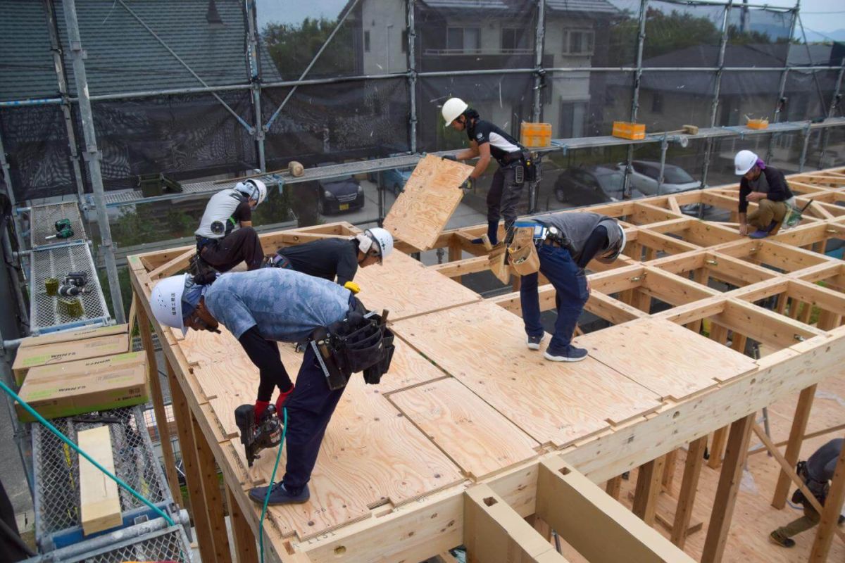 福岡県北九州市若松区01　注文住宅建築現場リポート③　～上棟式・前編～