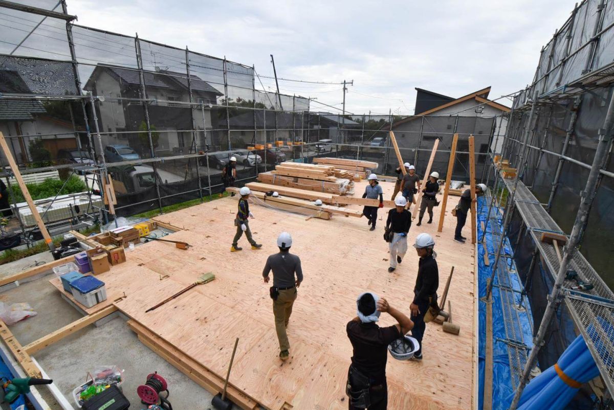 「北九州市若松区01」注文住宅現場リポート③【上棟式】
