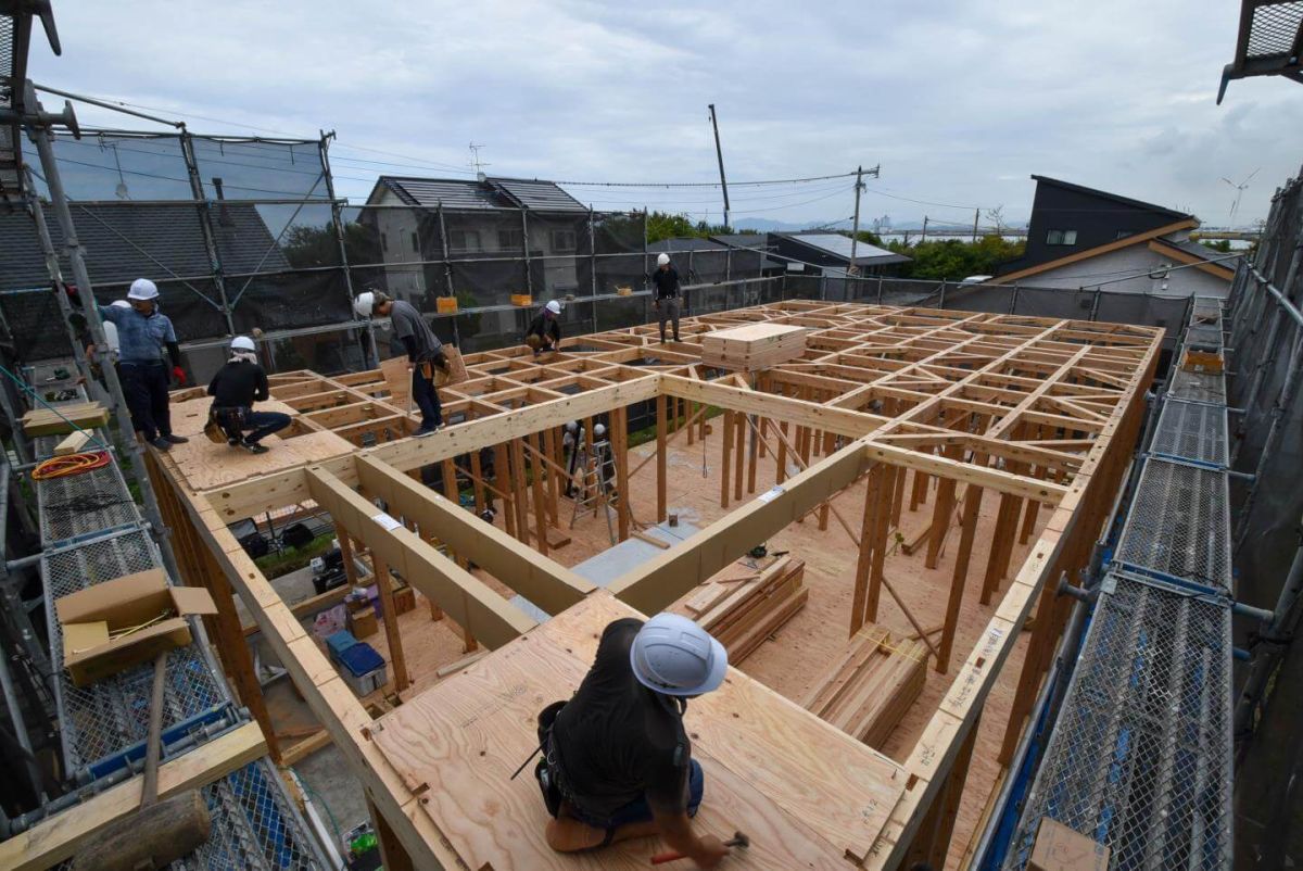 福岡県北九州市若松区01　注文住宅建築現場リポート③　～上棟式・前編～