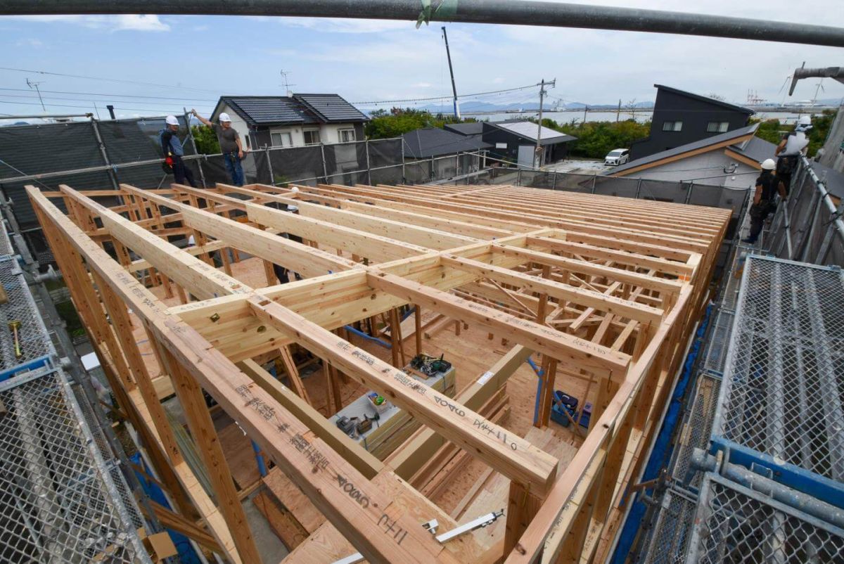 「北九州市若松区01」注文住宅現場リポート③【上棟式】