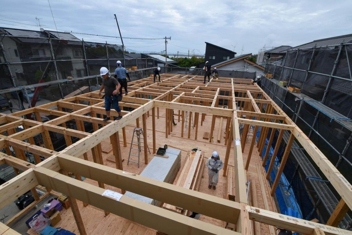 福岡県北九州市若松区01　注文住宅建築現場リポート③　～上棟式・前編～