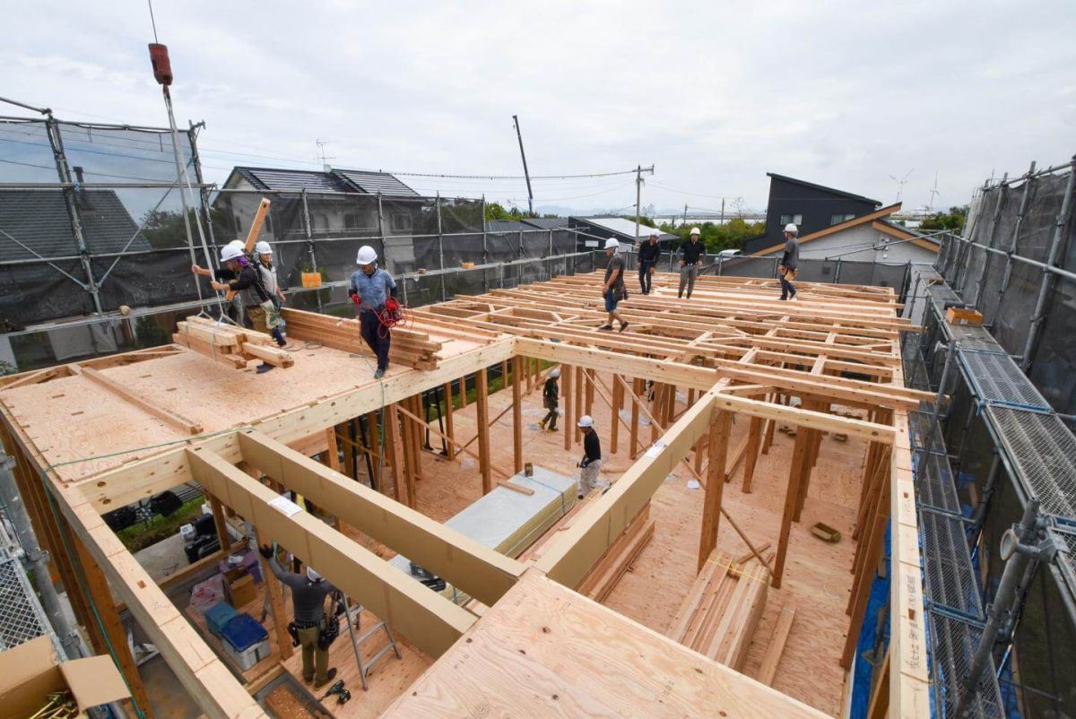 福岡県北九州市若松区01　注文住宅建築現場リポート③　～上棟式・前編～