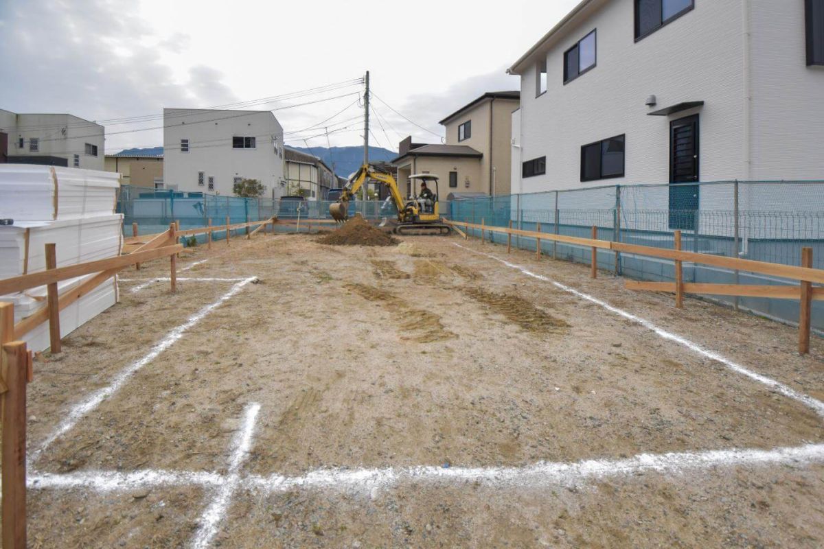 「福岡市早良区09」注文住宅現場リポート②【基礎工事】【根切り】