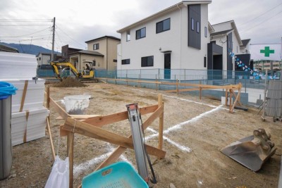 福岡県福岡市早良区09　注文住宅建築現場リポート②　～基礎工事・根切り～