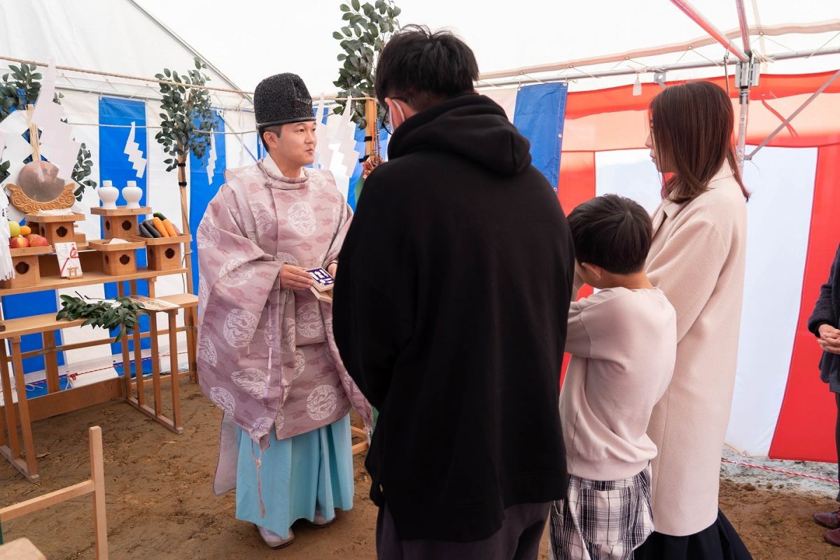 福岡県北九州市若松区03　注文住宅建築現場リポート①　～地鎮祭～