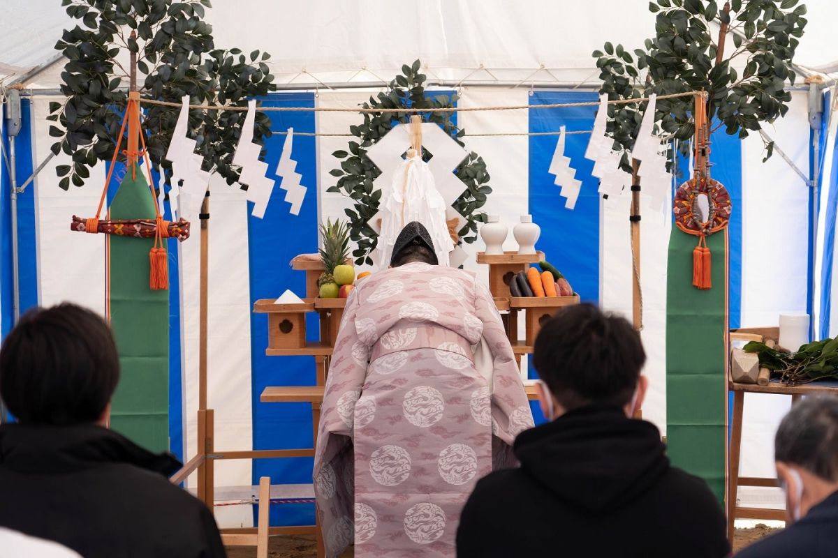 「北九州市若松区03」注文住宅現場リポート①【地鎮祭】
