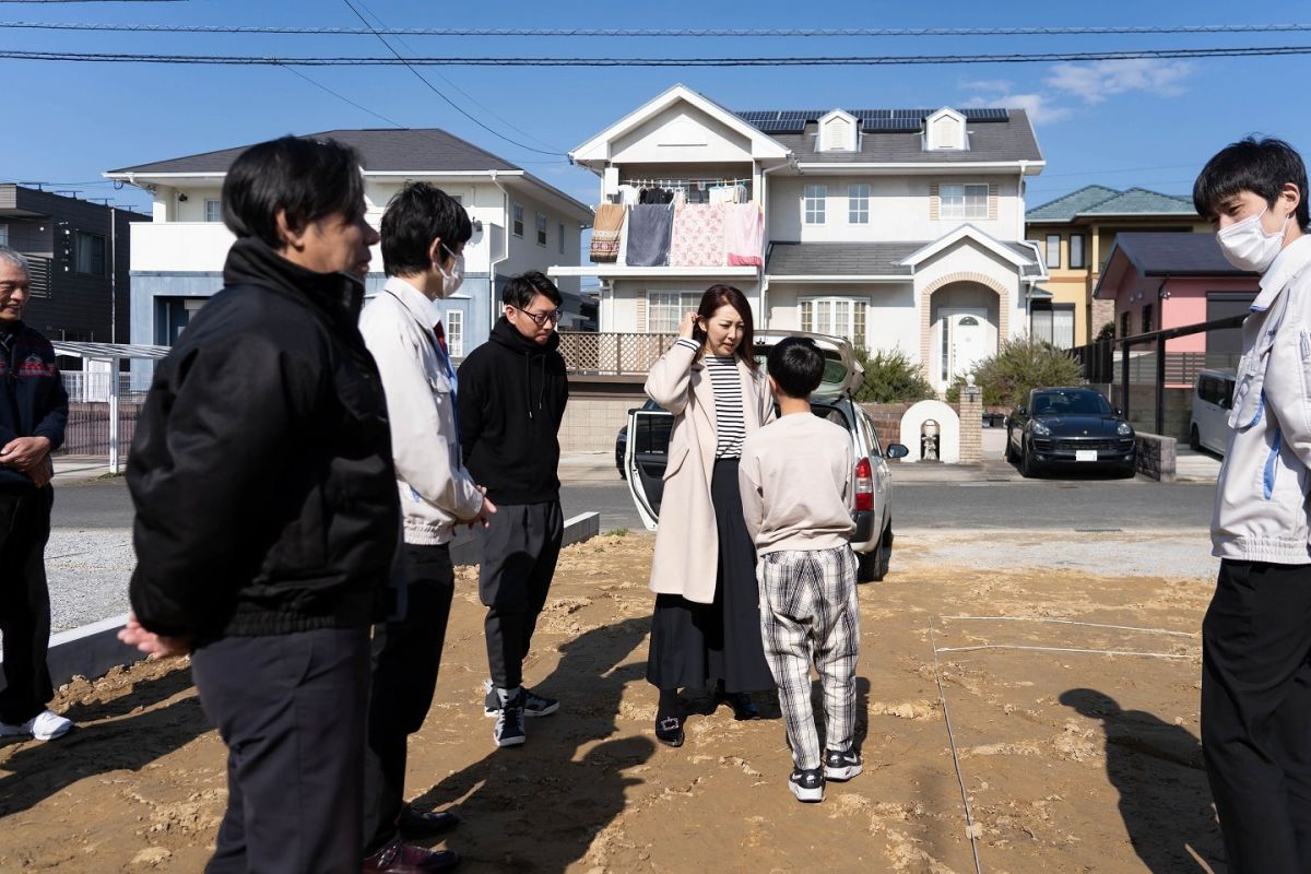 福岡県北九州市若松区03　注文住宅建築現場リポート①　～地鎮祭～