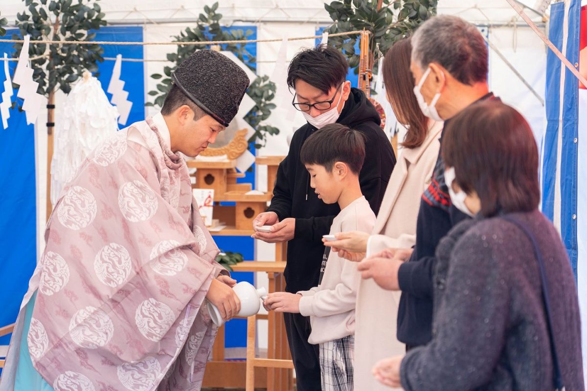 福岡県北九州市若松区03　注文住宅建築現場リポート①　～地鎮祭～