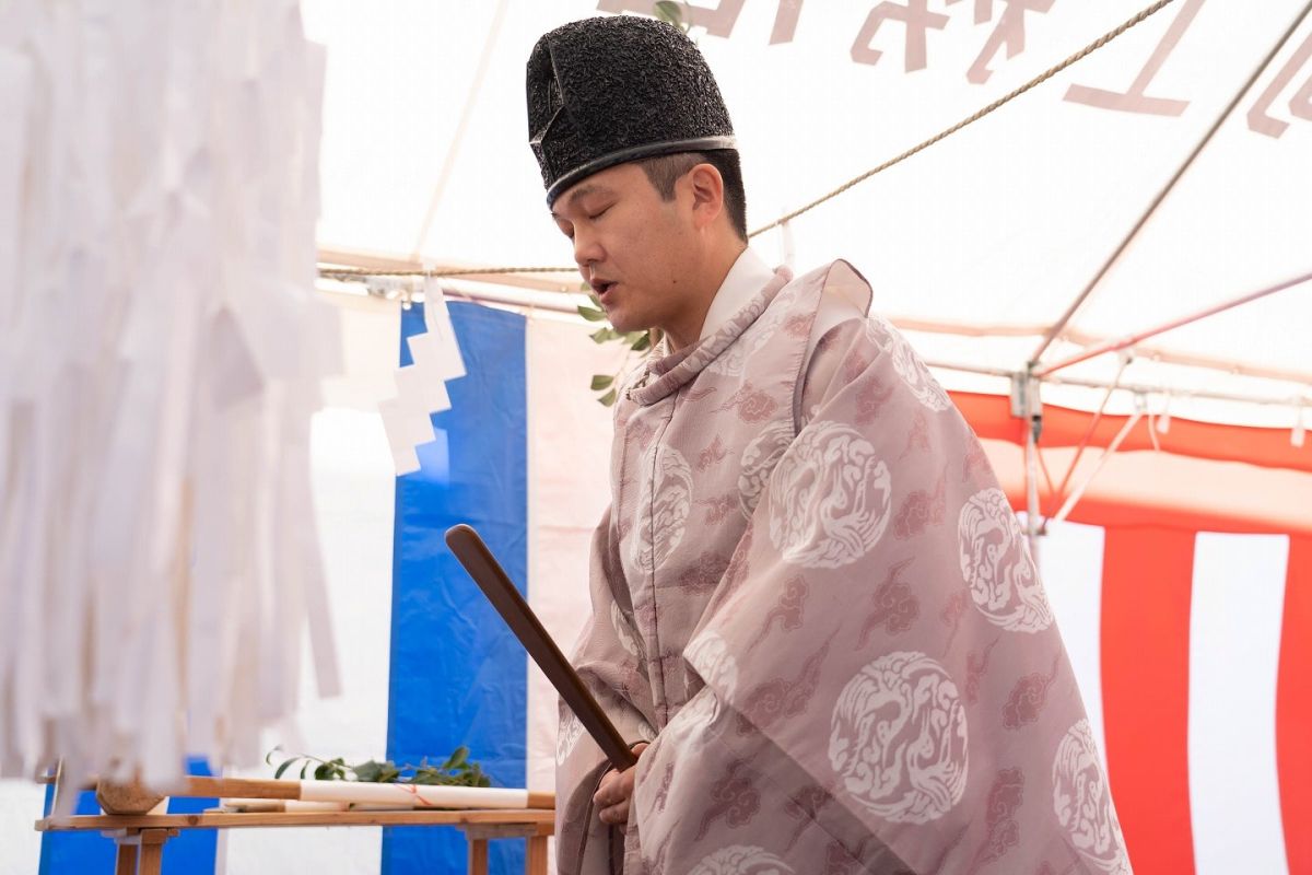 「北九州市若松区03」注文住宅現場リポート①【地鎮祭】