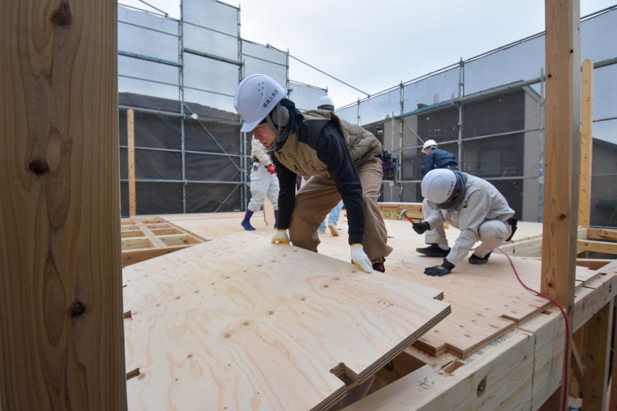 福岡県福岡市南区三宅02　注文住宅建築現場リポート②　～上棟式・前編～