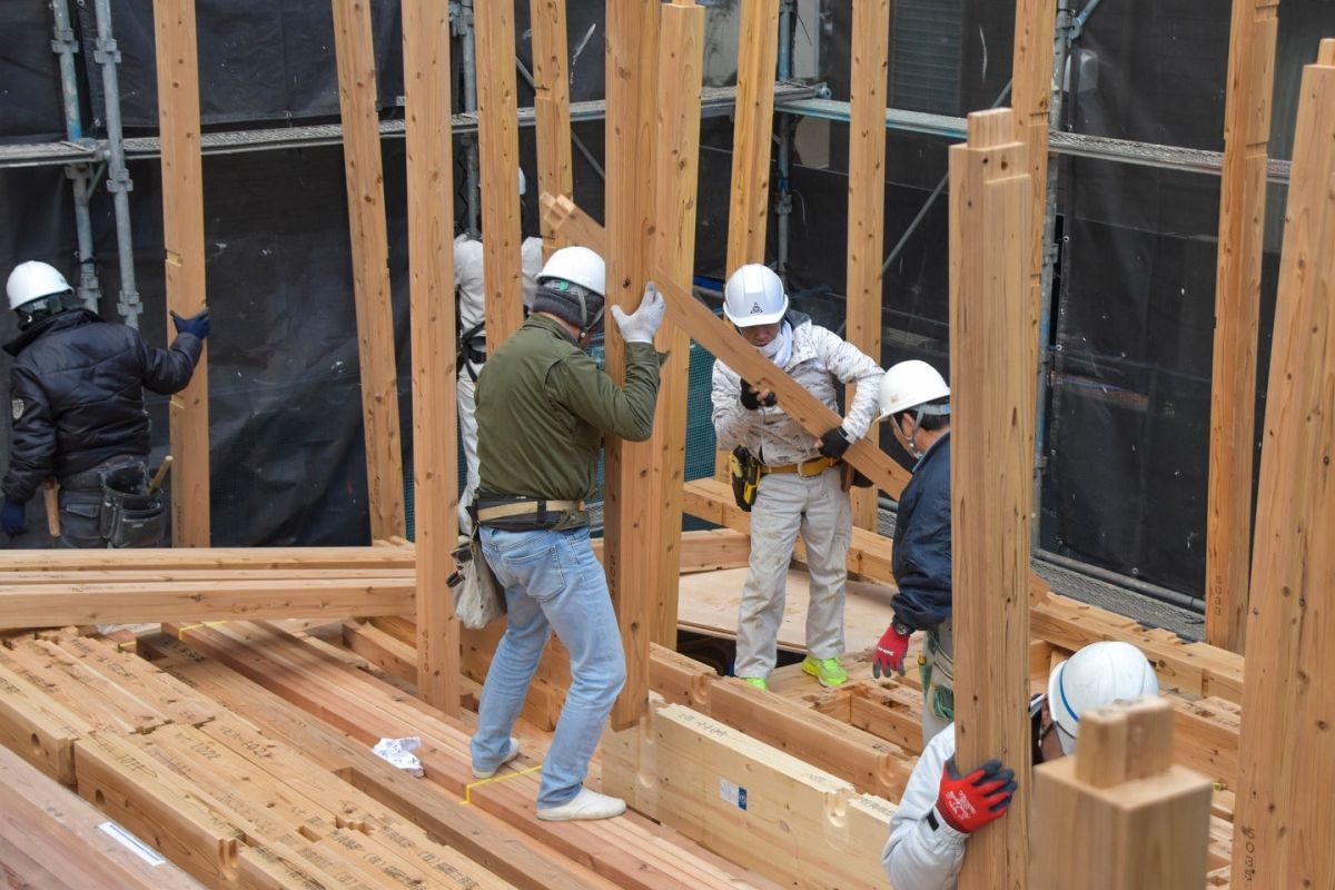 福岡県福岡市南区三宅02　注文住宅建築現場リポート②　～上棟式・前編～