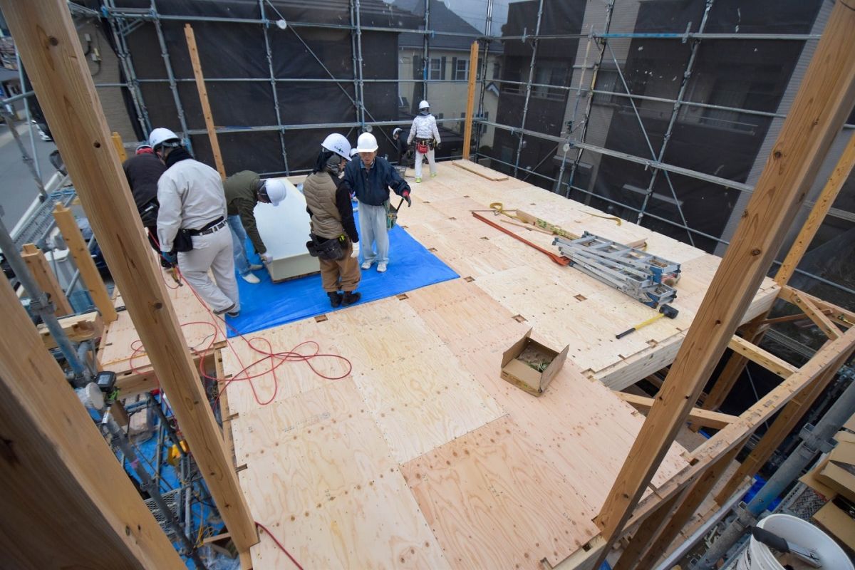 「福岡市南区三宅02」注文住宅現場リポート②【上棟式】