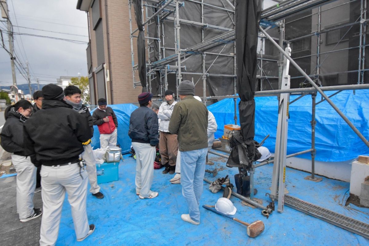 福岡県福岡市南区三宅02　注文住宅建築現場リポート②　～上棟式・前編～