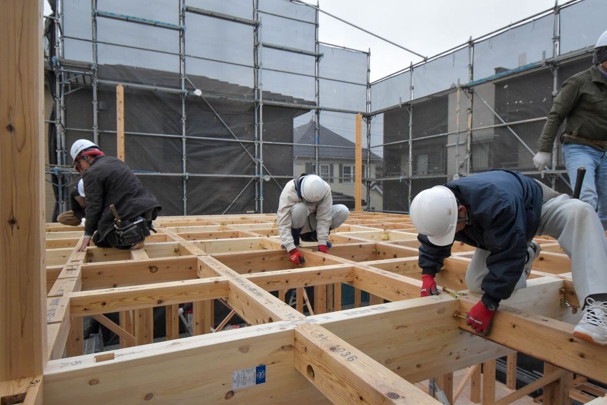 「福岡市南区三宅02」注文住宅現場リポート②【上棟式】
