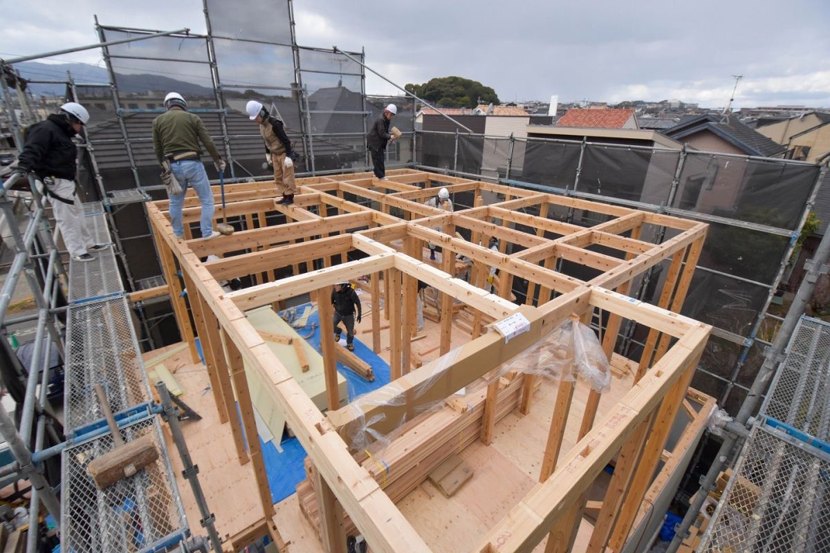 福岡県福岡市南区三宅02　注文住宅建築現場リポート②　～上棟式・前編～